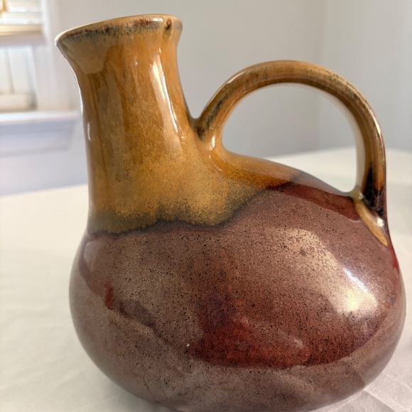 Pigeon River Pottery - Tommy Bullen Signed Ceramic Handled Carafe/Pitcher - Picture 2 of 8
